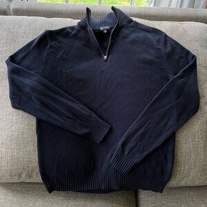 J. Crew Cotton & Cashmere Quarter Zip